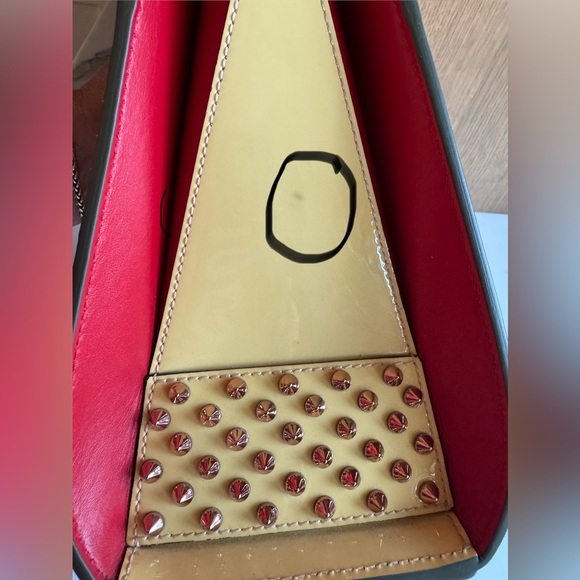 CHRISTIAN LOUBOUTIN - RARE! -  Paloma Watersnake Floral Studded Tote 9” no strap - Picture 9 of 15